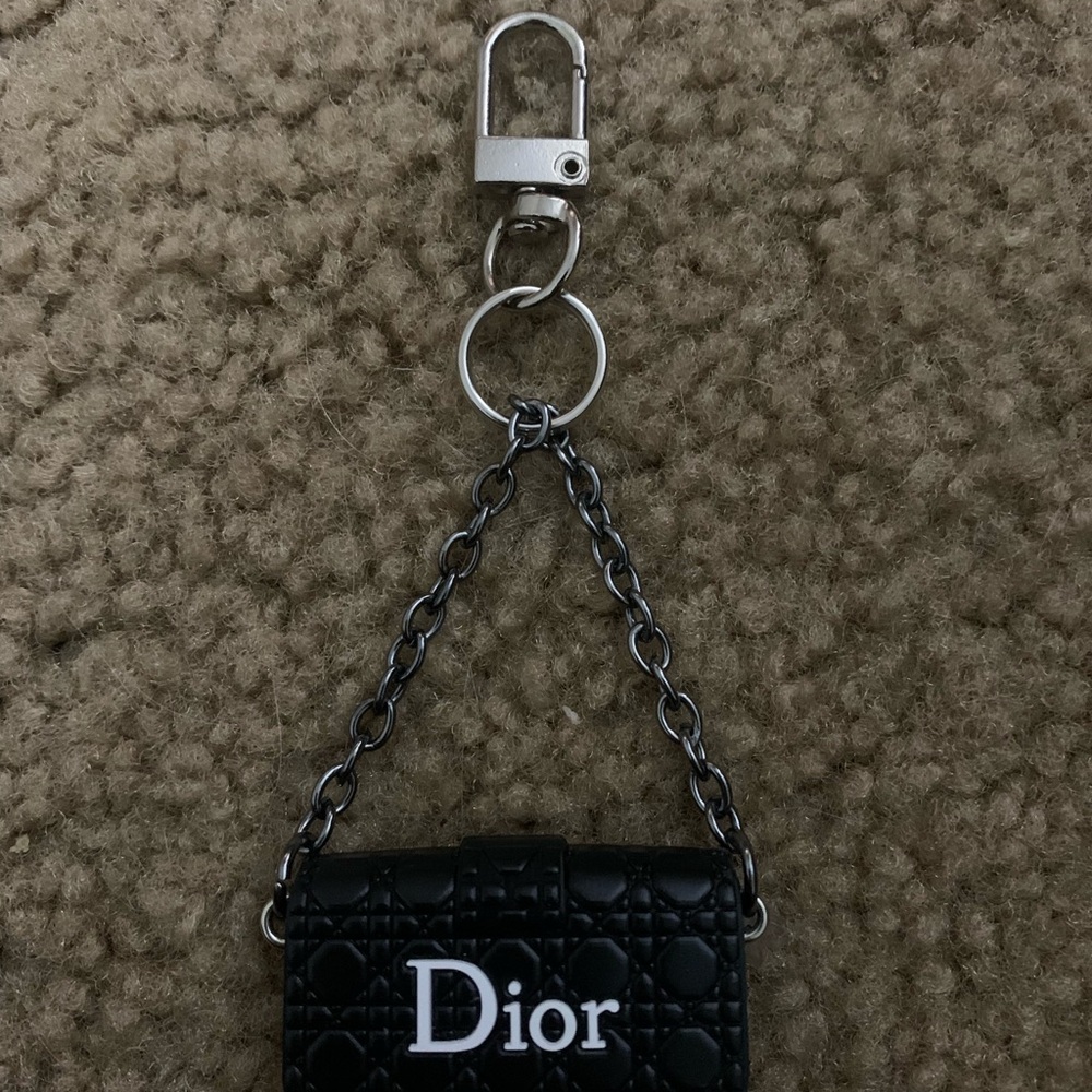 Dior Black Keychain Accessory